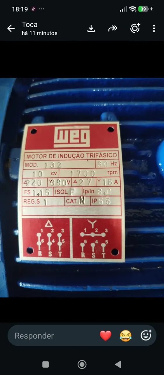 Motor Weg 10cv
