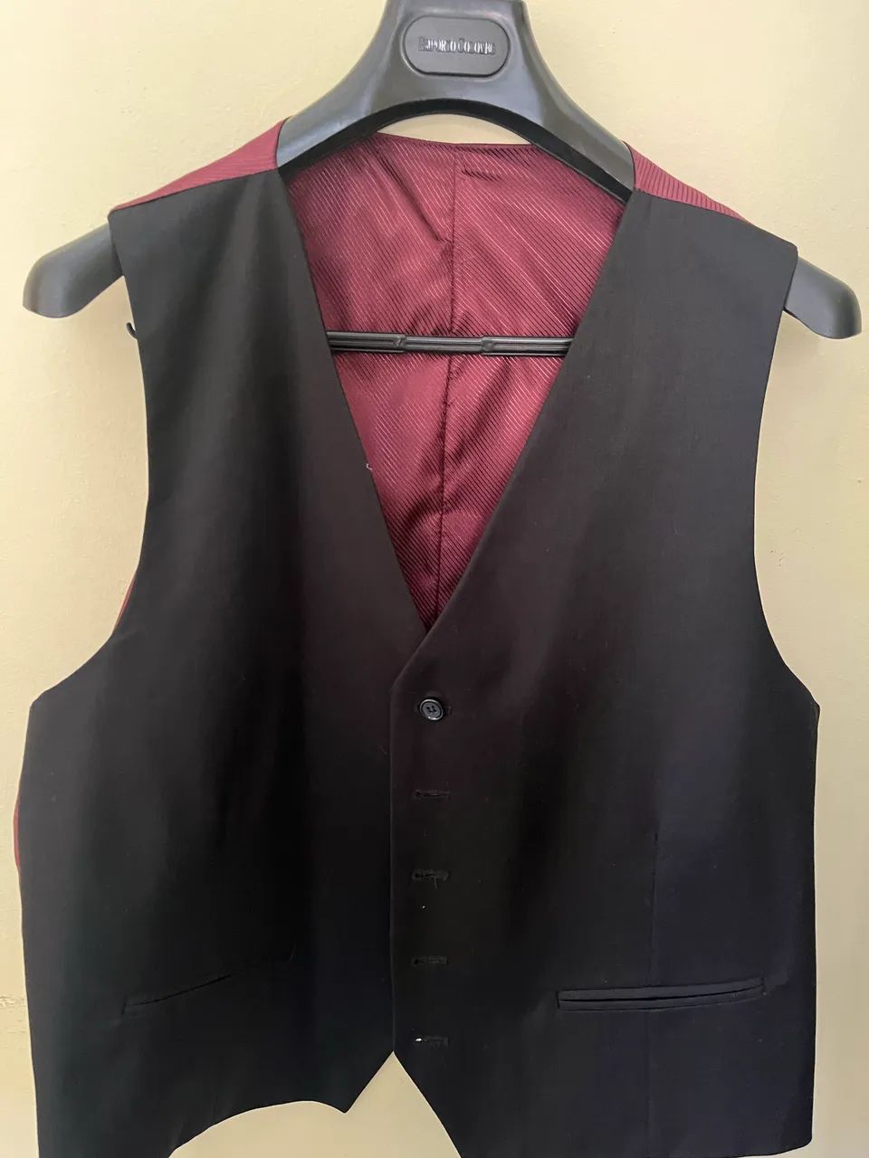 Terno Preto com colete e calça  - Foto 5