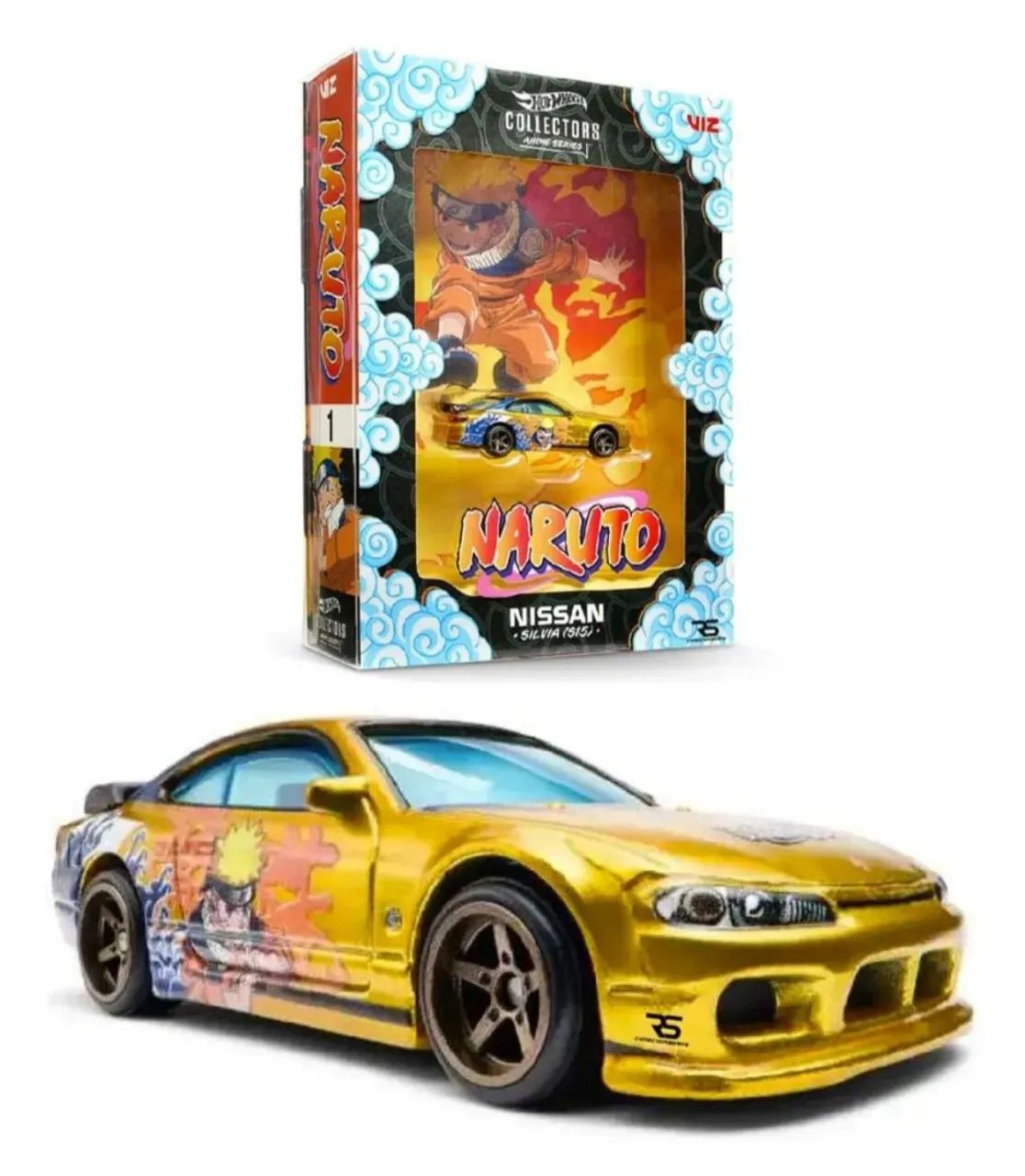 Miniatura Hot Wheels Premium Nissan Silvia S15 Naruto Anime