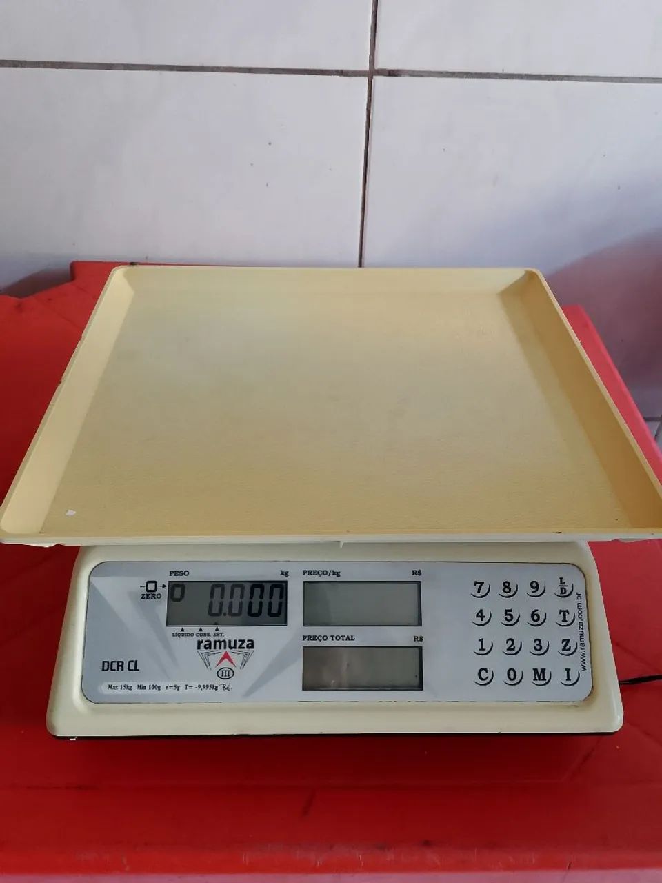 Balança digital obs tem algumas tecla não tá funcionando.