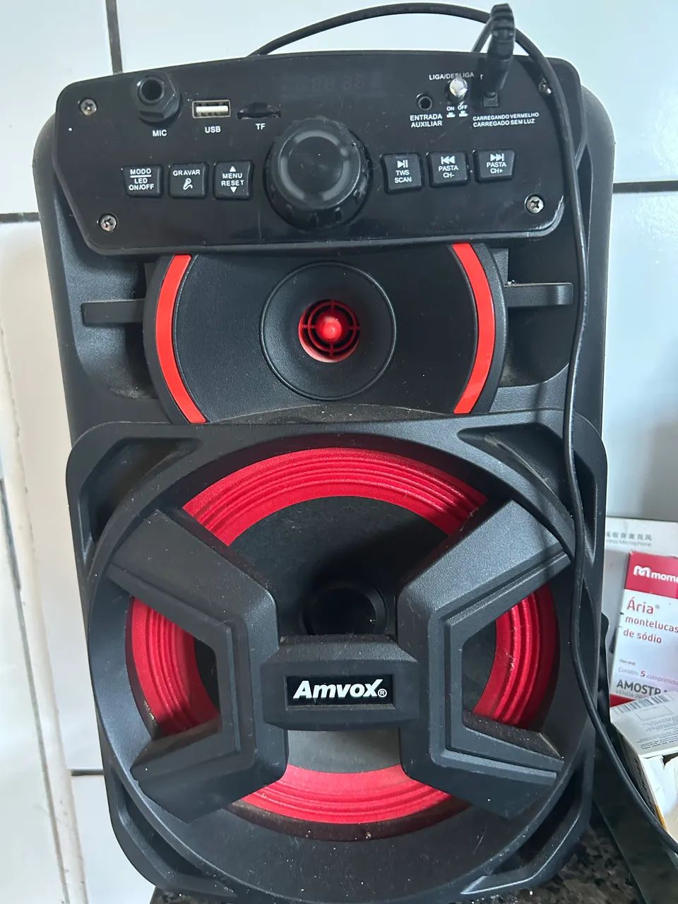 Vendo caixa de som Amvox