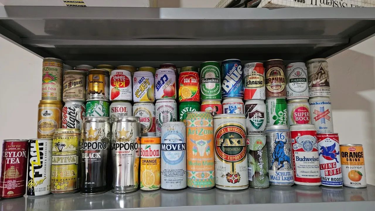 Coleção de Latinhas Década de 90