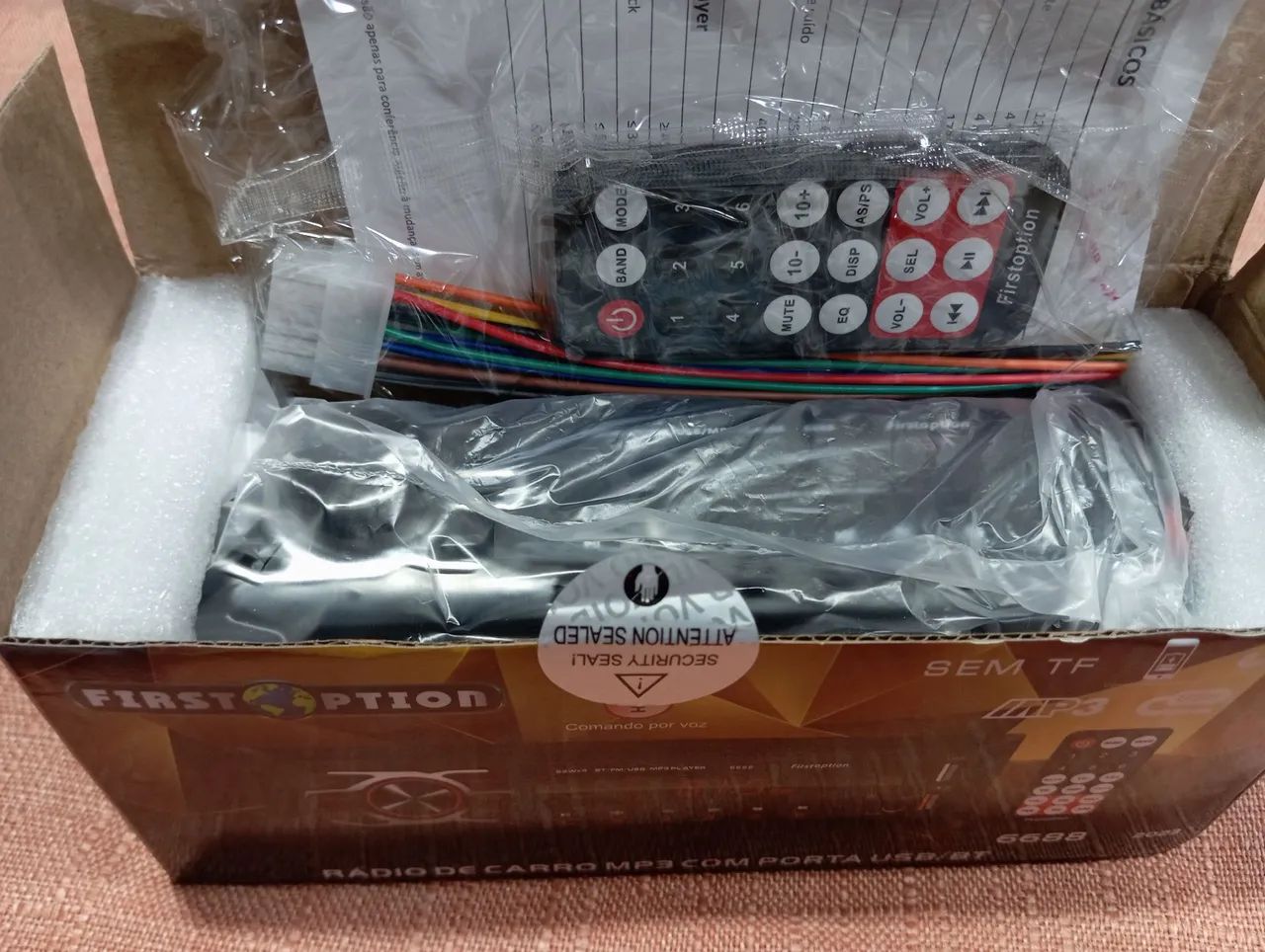 Rádio com bluetooth para carro e outros veículos, universal. - Foto 2