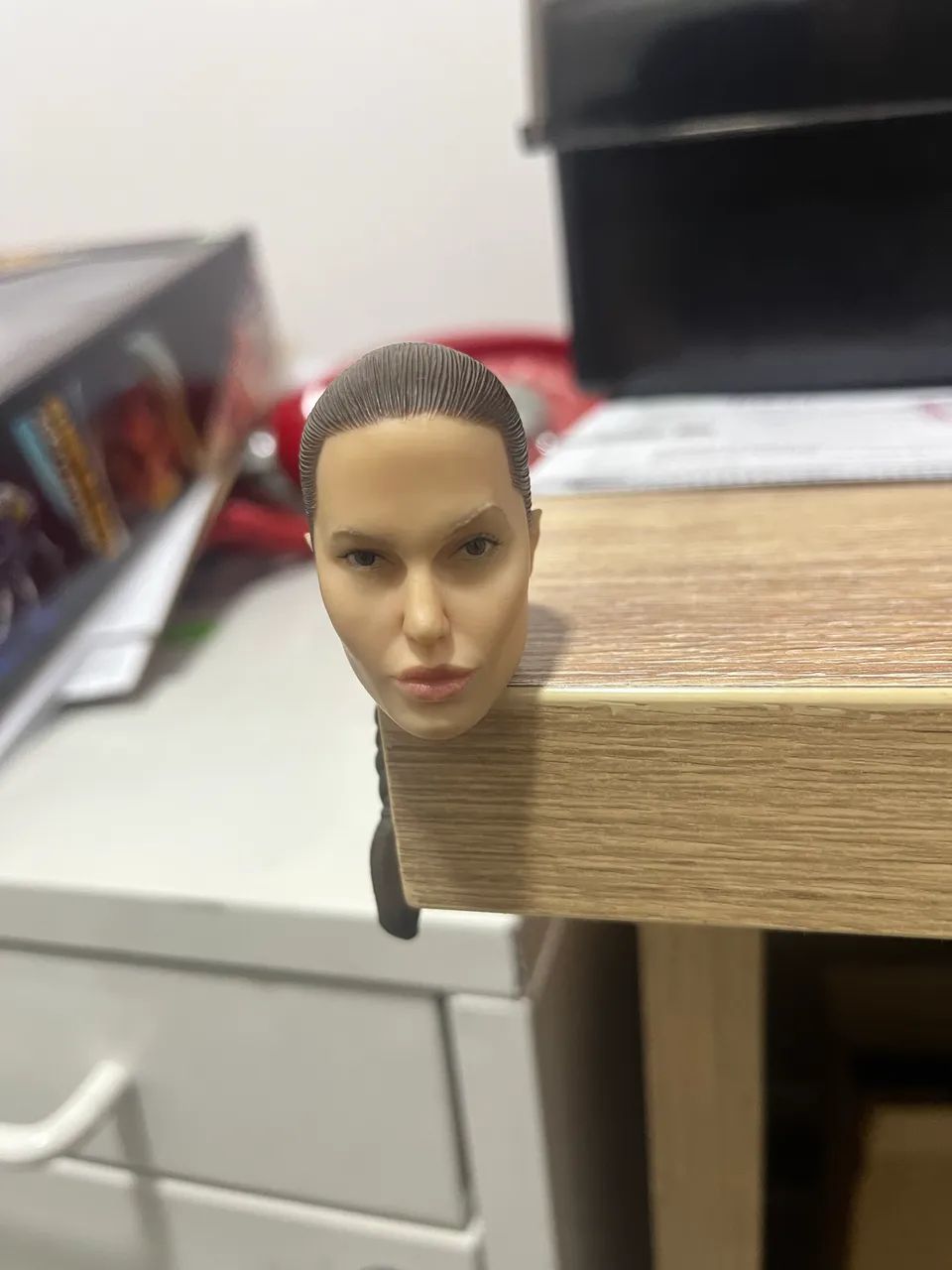 Cabeça escala 1/6 Angelina Jolie Lara Croft 