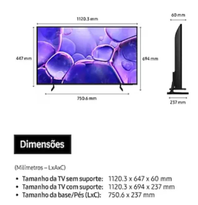 SMART TV SAMSUNG 50 POLEGADAS  - Foto 3