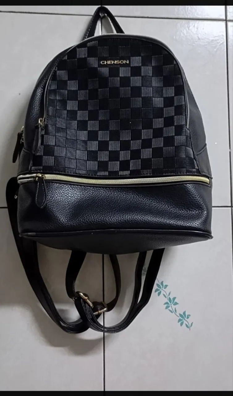 Mochila feminina Chenson preta - Foto 3