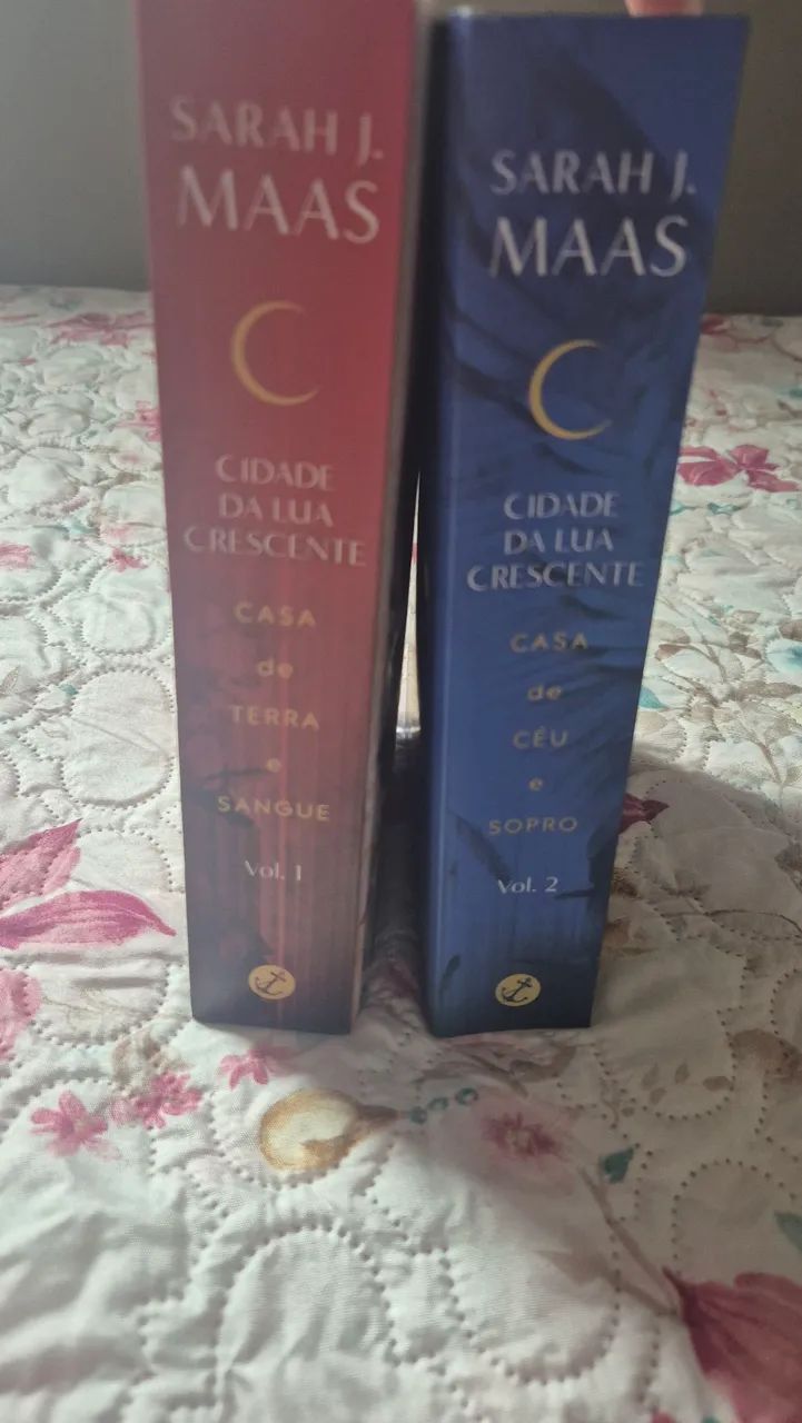 Livros Cidade da Lua Crescente e Casa de céu e sopro - Sarah J. Maas - Foto 2