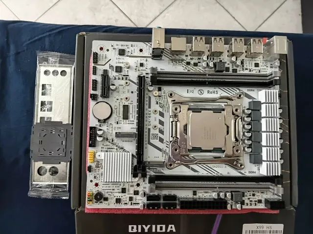 KIT PLACA-MÃE QYIDA X99 H5 + PROCESSADOR XEON E5-2650 v4 - Foto 3