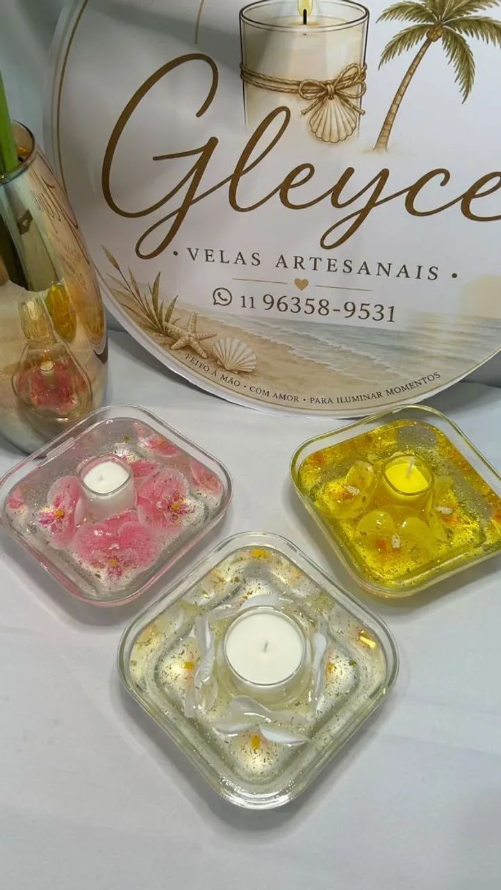 Velas Aromáticas Artesanais 