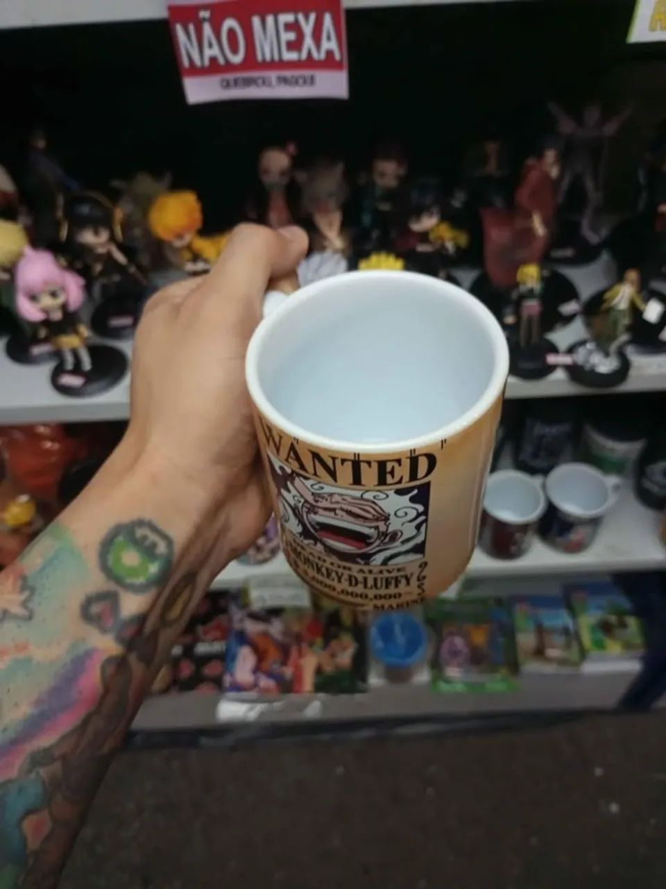 Caneca Luffy Gear 5 - Nika One Piece Zoro Sanji Porcelana Personalizada - NerdDog Store - Foto 3