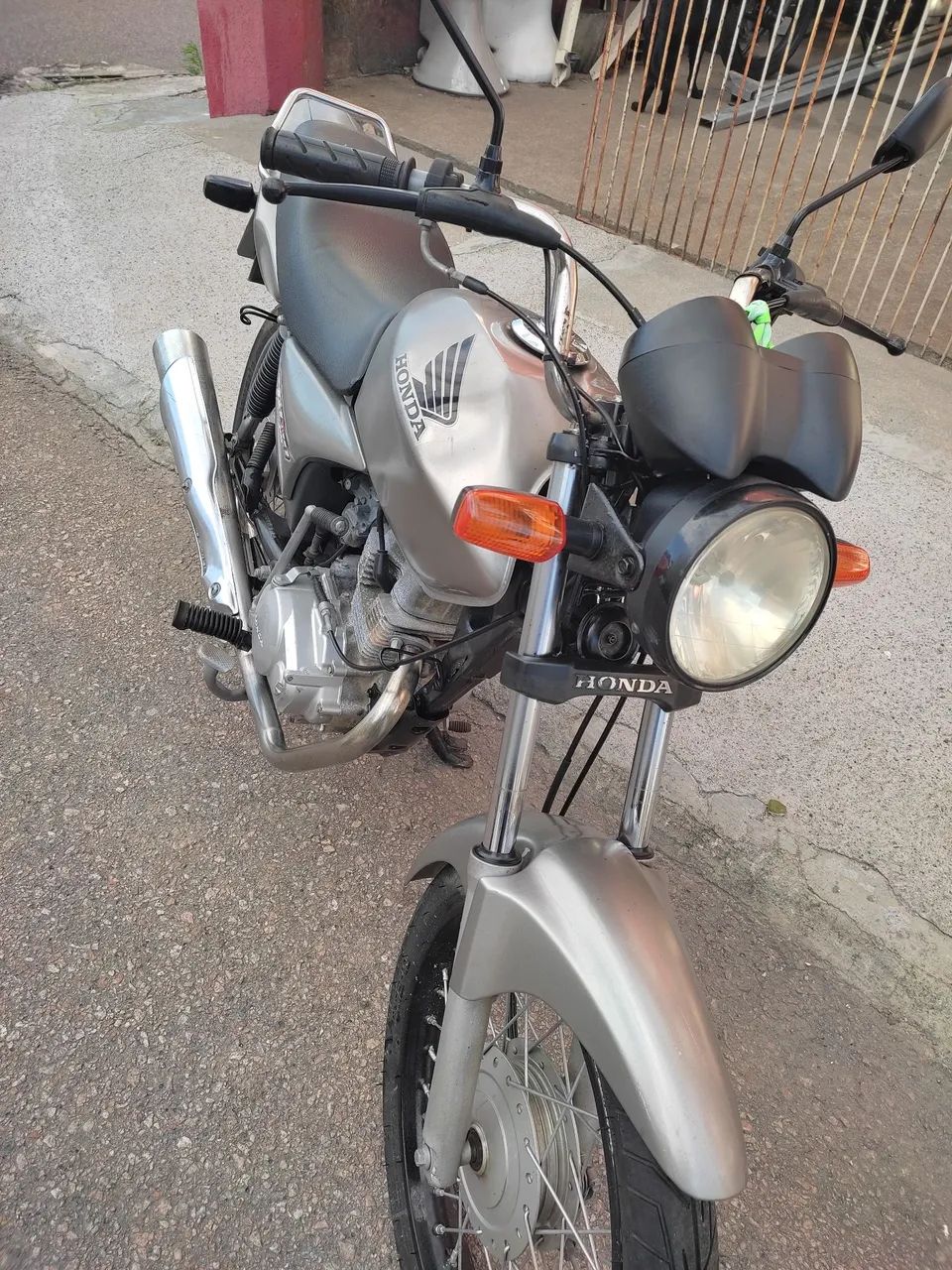 HONDA TITAN 150 KS 2008 CINZA - Foto 3