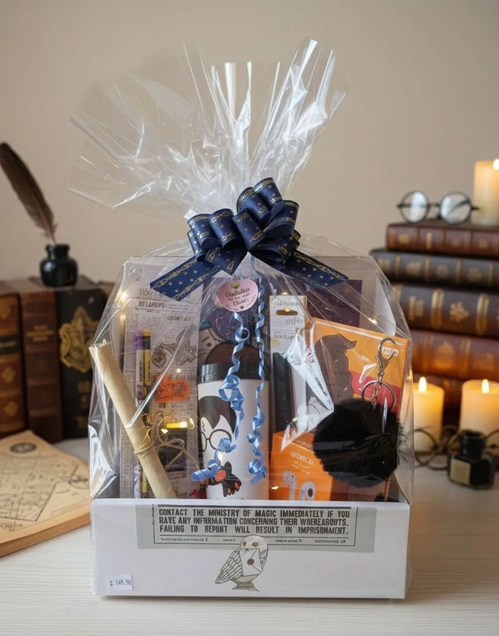 KIT PARA PRESENTE PERSONALIZADO DO HARRY POTTER 