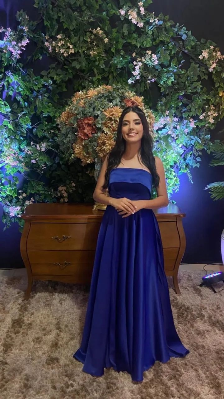 Vestido Azul Royal