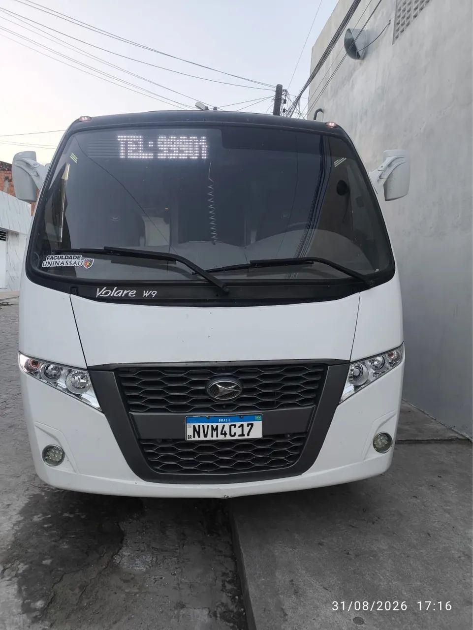 VENDO MICROÔNIBUS VOLARE W9 ANO 2012