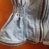colete jeans acinturado vintage - Foto 2