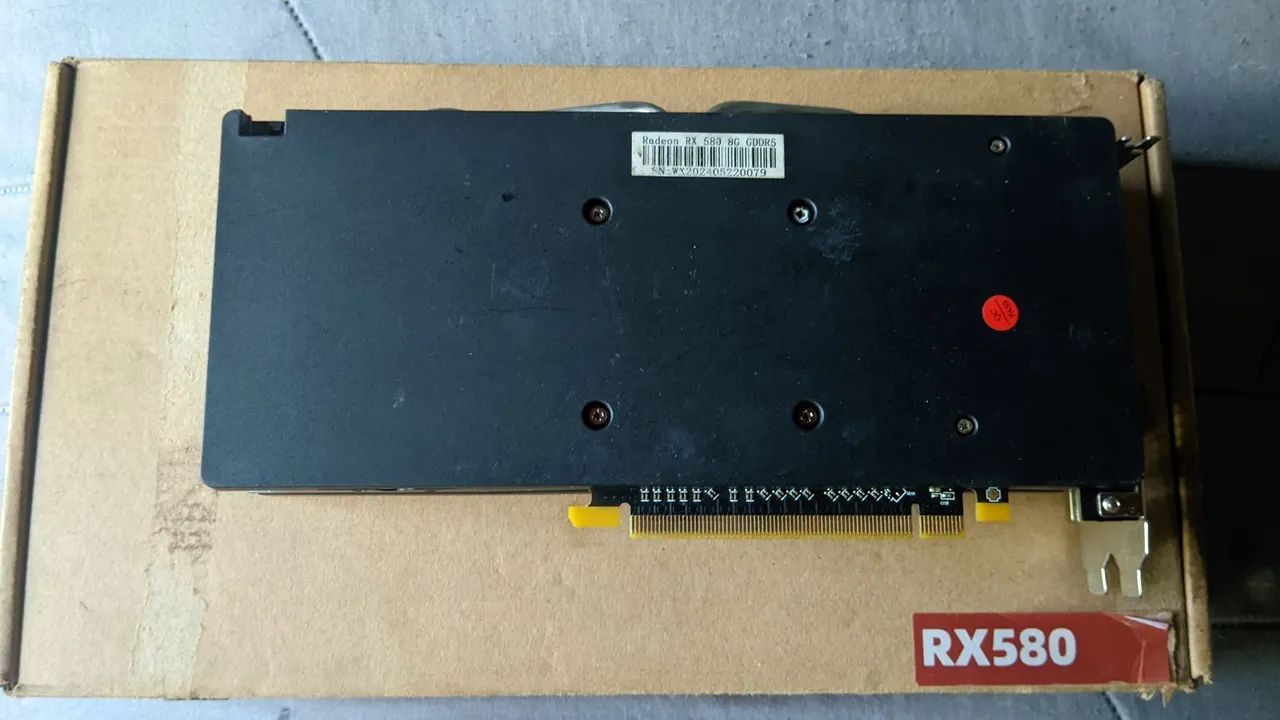 Placa de vídeo RX 580 com defeito - Foto 2