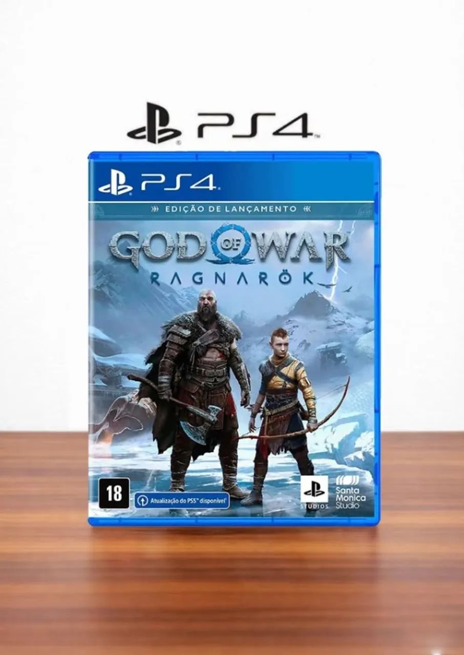 Jogo God Of War Ragnarok Playstation 4 PS4 Ps5