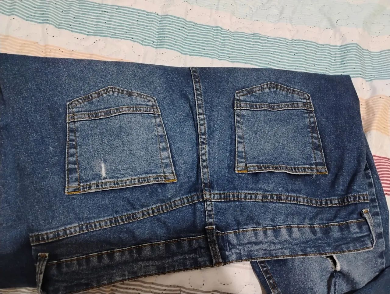 CALÇA JEANS TAM 44/46 - Foto 4