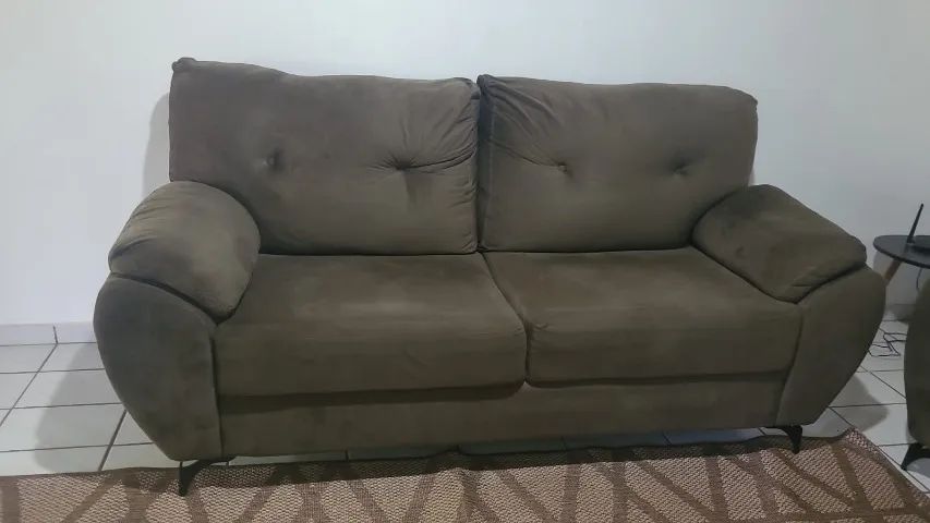 SOFÁ 3X2 LUGARES COM ALMOFADAS FIXAS TAKEI GABRIELA - Foto 4