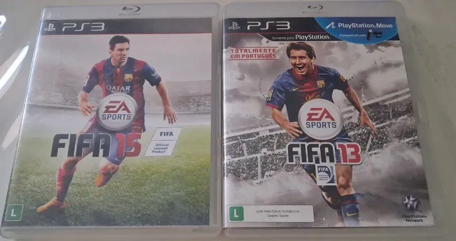 FIFA 13 + FIFA 15 PS3 Originais | Completos | Excelente Estado
