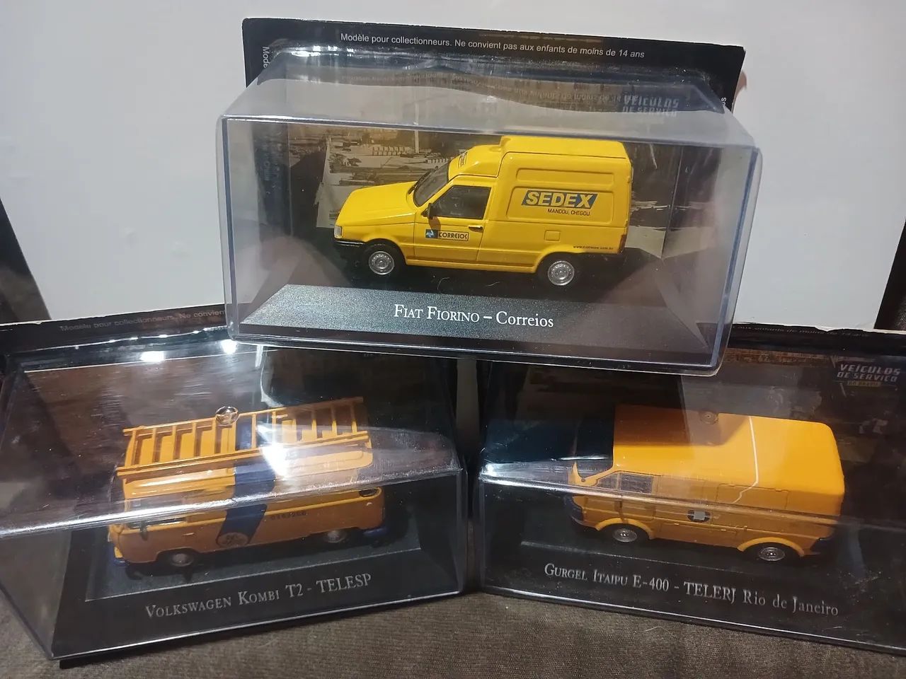Pac 3 Carrinhos Veículos de Serviço 