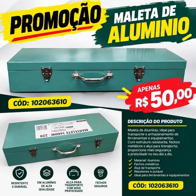 MALETA DE ALUMÍNIO