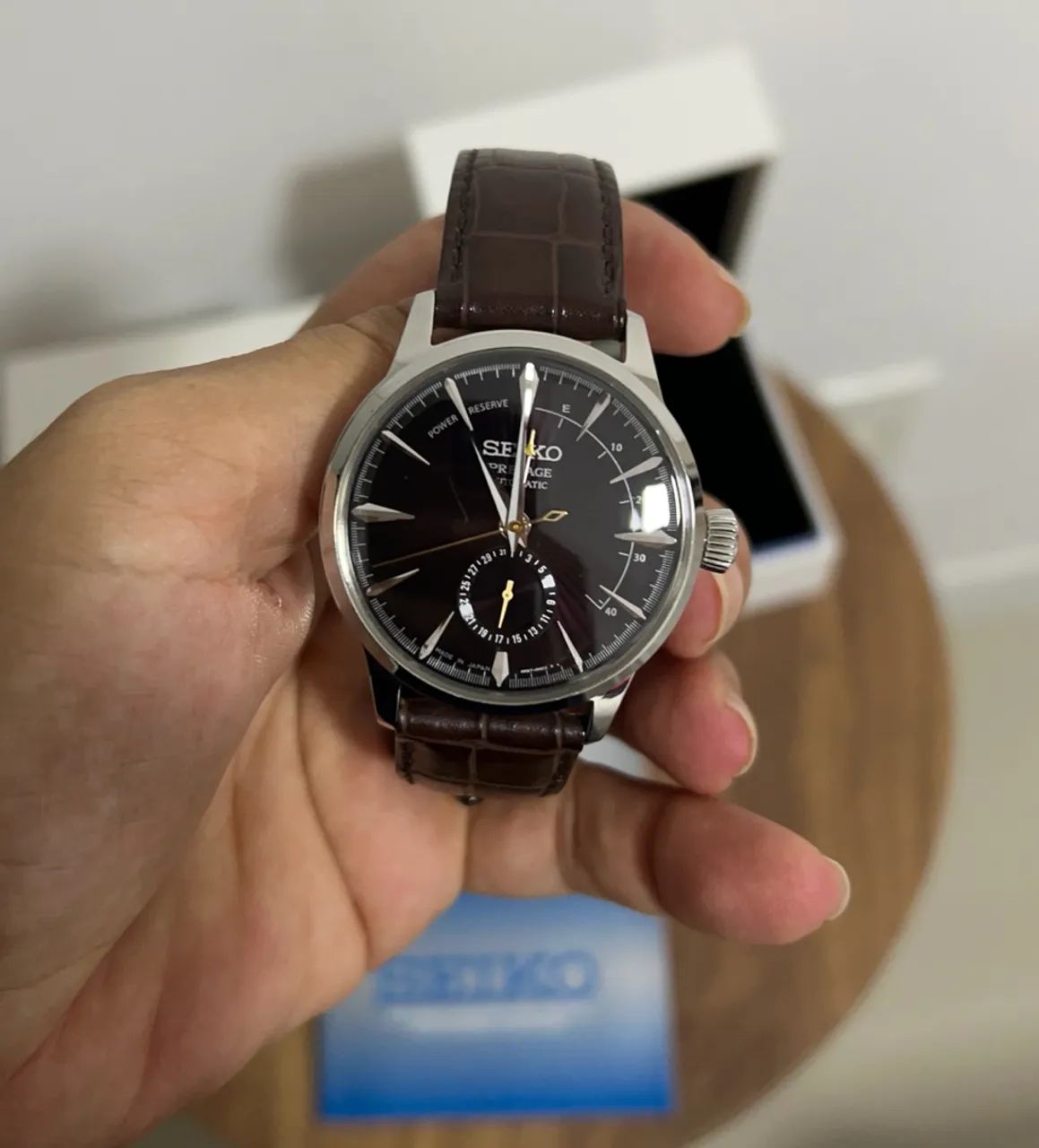 Relógio masculino automático Seiko  - Foto 4