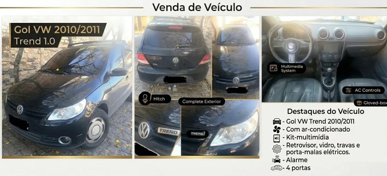 Volkswagen Gol Gol (novo) 1.0 Mi Total Flex 8V 4p 2011