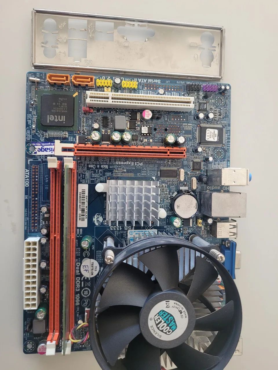 Placa Mãe G41T- M7 Processador + Memória