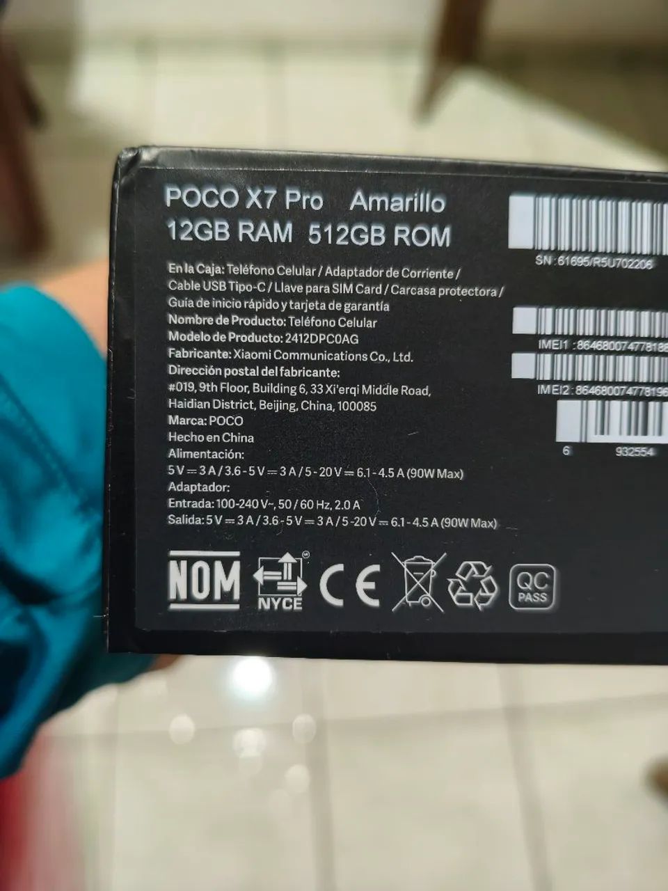 modelo e poco X7 pró 512g 12g ram - Foto 4