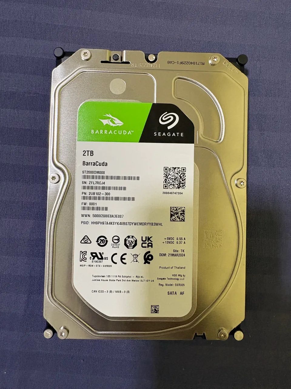 HD Seagate Barracuda - 2TB