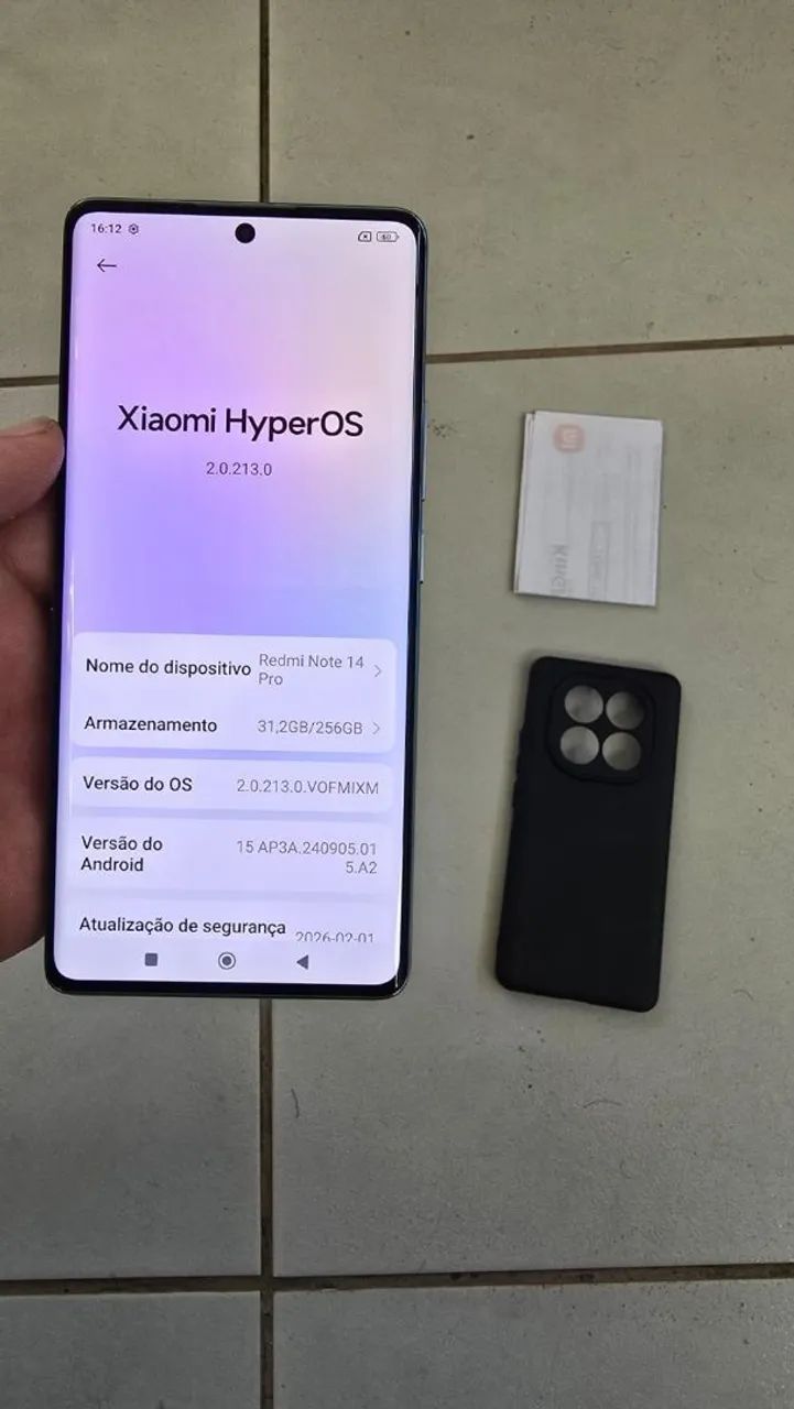 XIAOMI NOTE 14 PRO 256GIGAS 8+8 DE RAM CAPA E NOTA  PREÇO 1.200$ - Foto 5