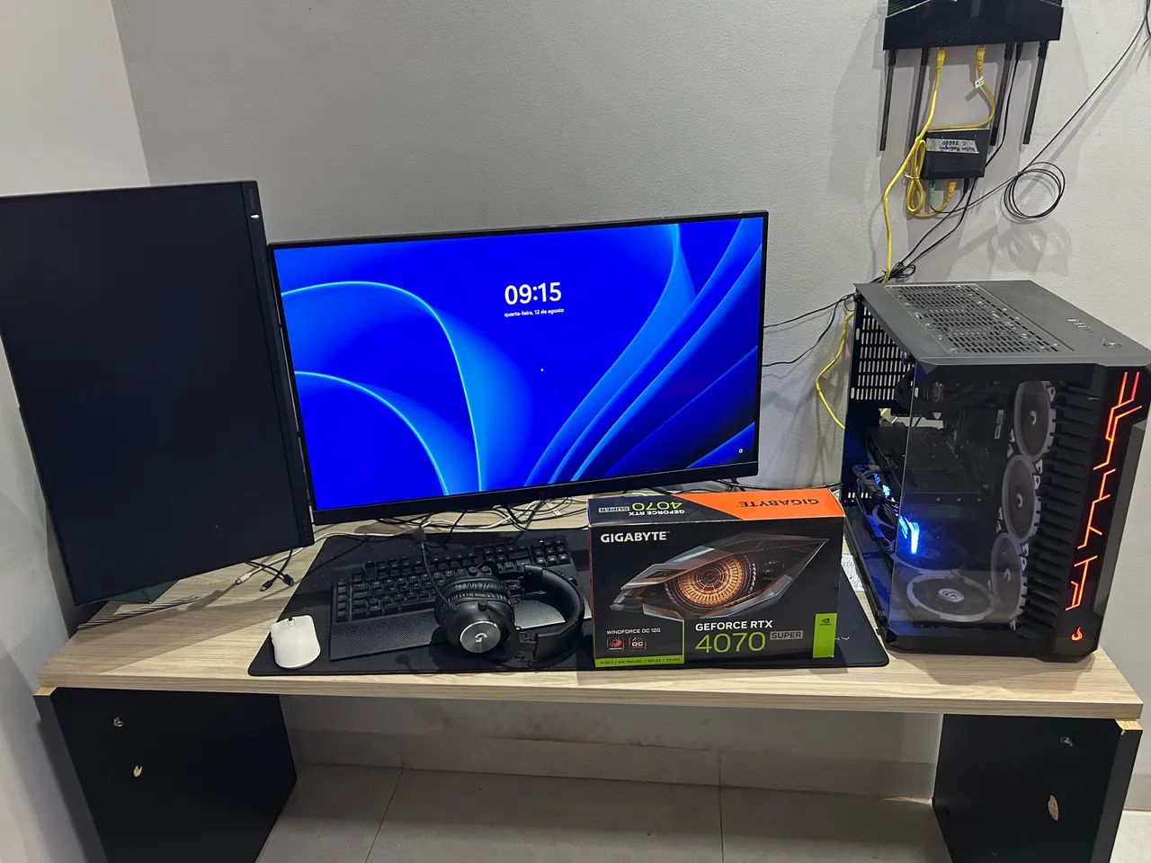 Computador PC GAMER-RYZEN 7 5700X3D RTX 4070 SUPER - Foto 6