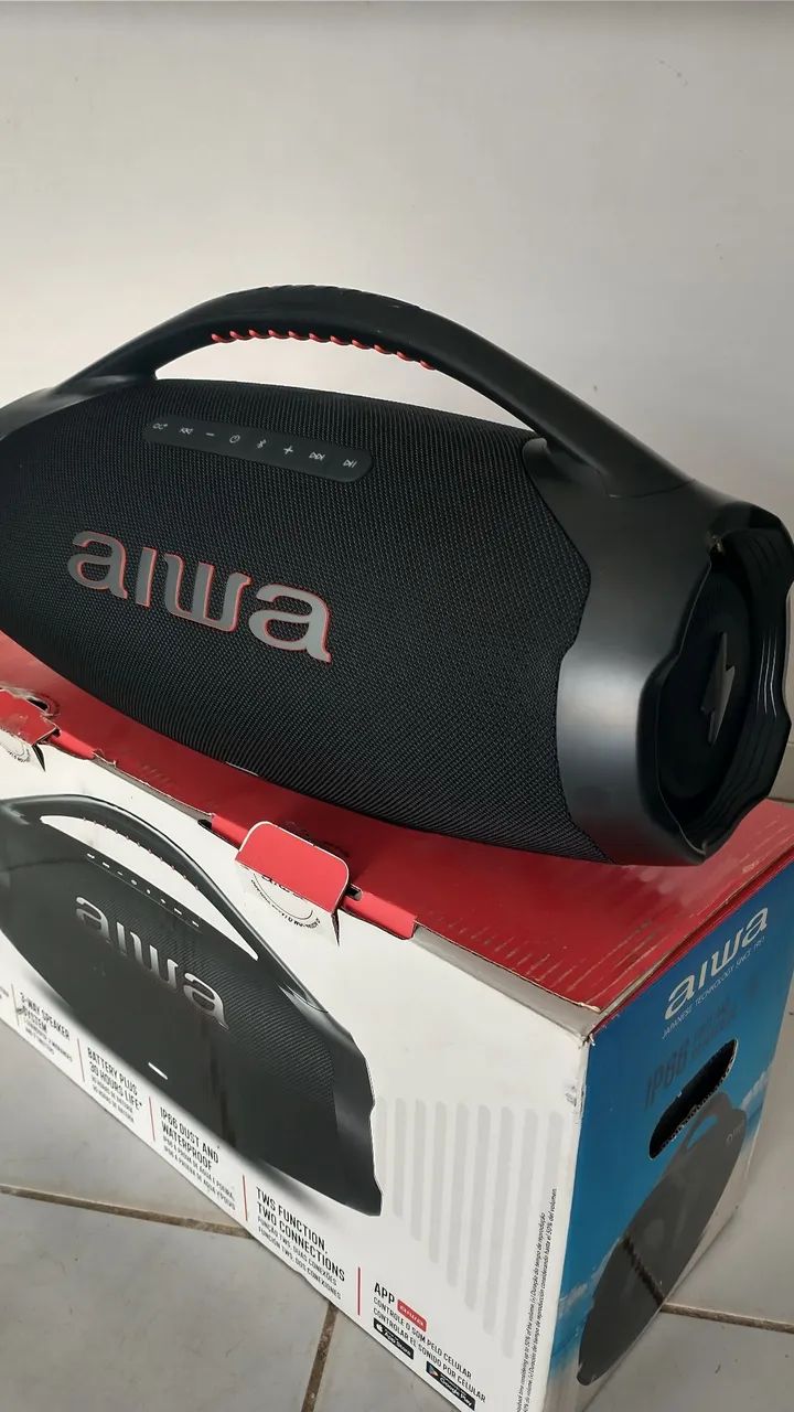 Caixa de Som AIWA 200w Semi Nova 