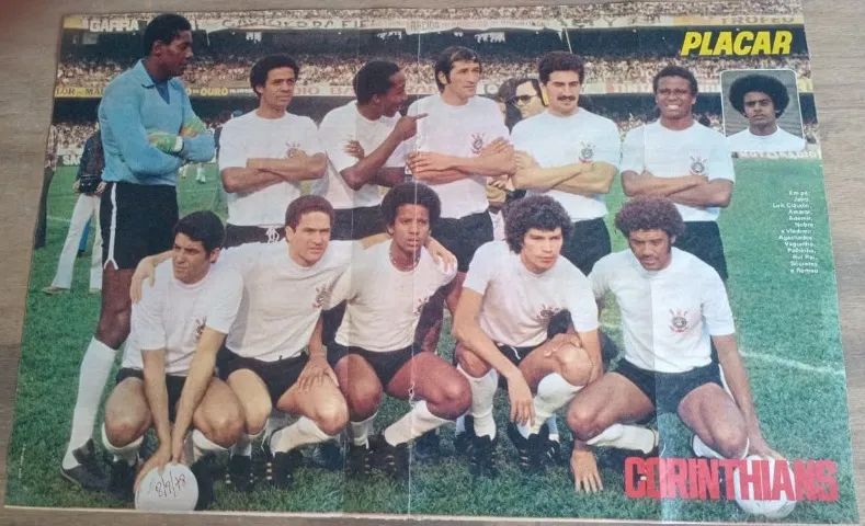pôster placar original corinthians - setembro 1978