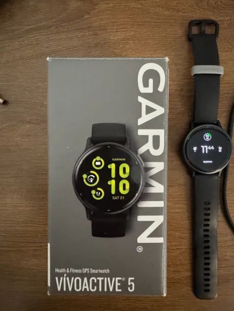 Garmin Vivoactive 5 Preto - Excelente Estado + Caixa e Acessórios - Foto 3