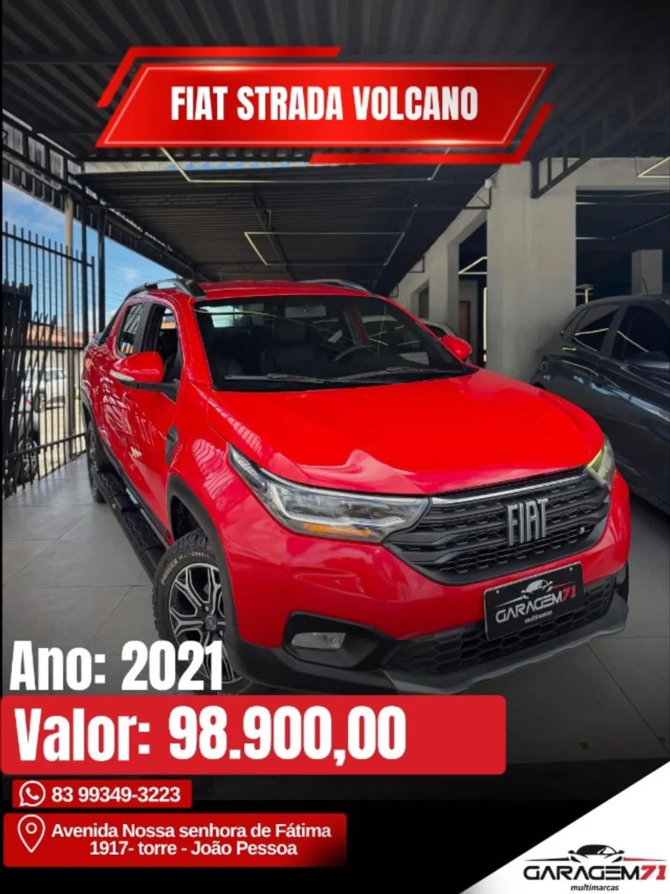 Fiat Strada Volcano 1.3 Flex 8V CD 2021