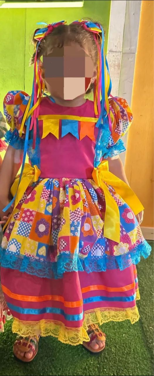 Vestido Junino (TAM 3 anos)  - Foto 2