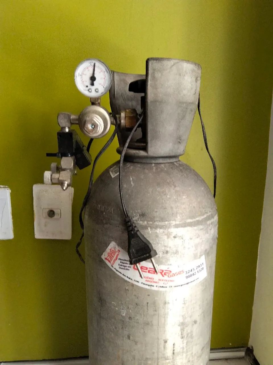 Cilindro 9kg com Solenóide 