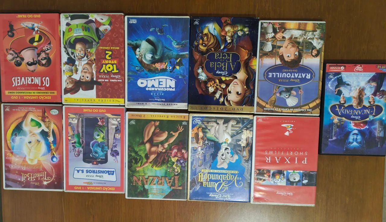 DVD filmes/desenhos/shows 