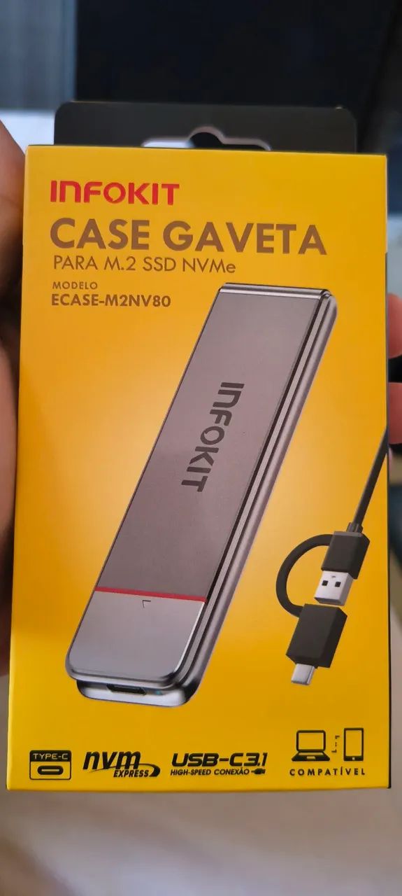 Case para SSD tipo NVMe - M2. - Foto 3
