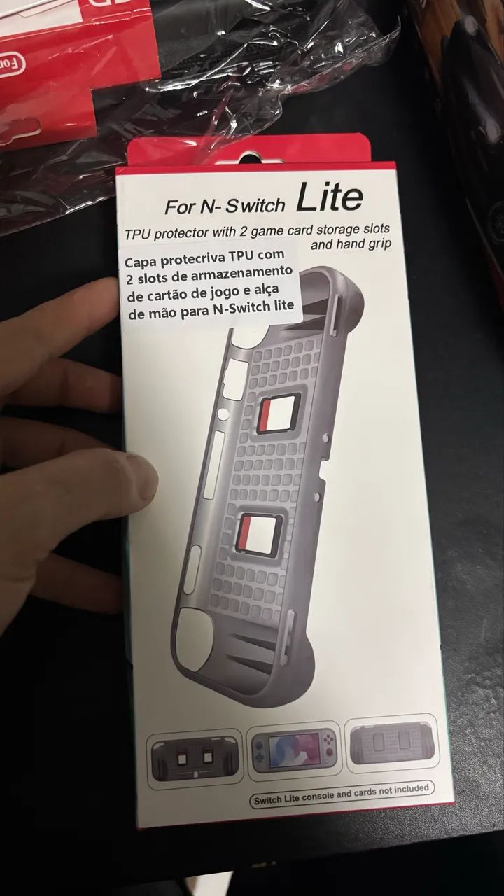 Nintendo switch lite desblck novo na caixa com acessórios  - Foto 4