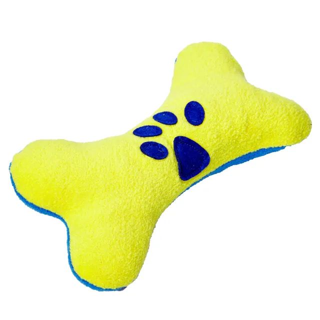 Brinquedo Chalesco Pelúcia Osso para Cães