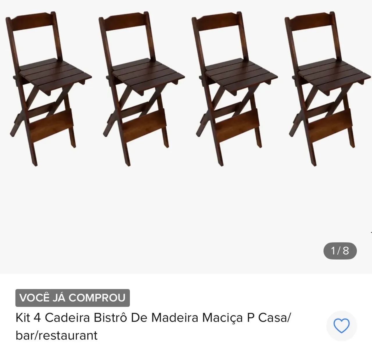 Cadeiras bistrô 