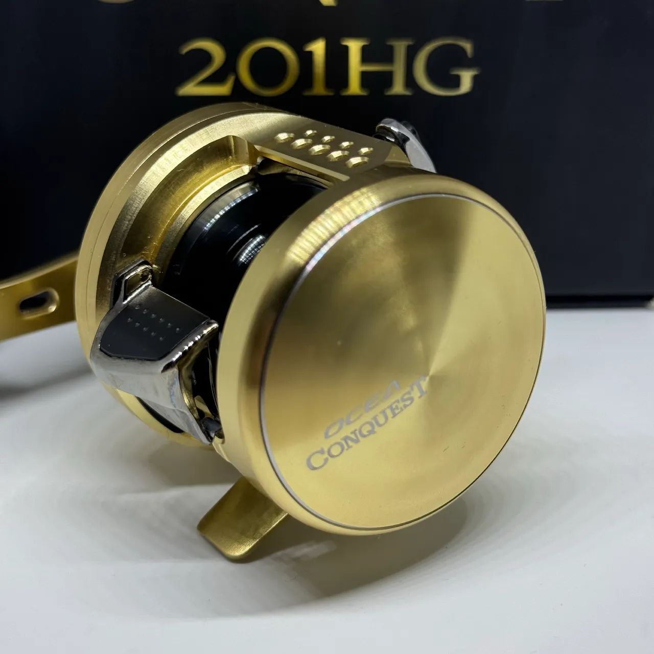 Carretilha shimano ocea conquest 201hg - Esportes Aquáticos