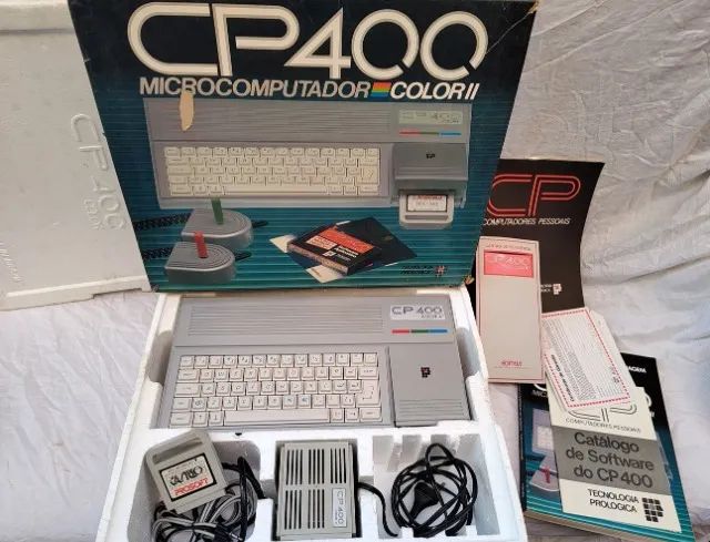 Computador Antigo Prologica Cp400 Color II Na Caixa 