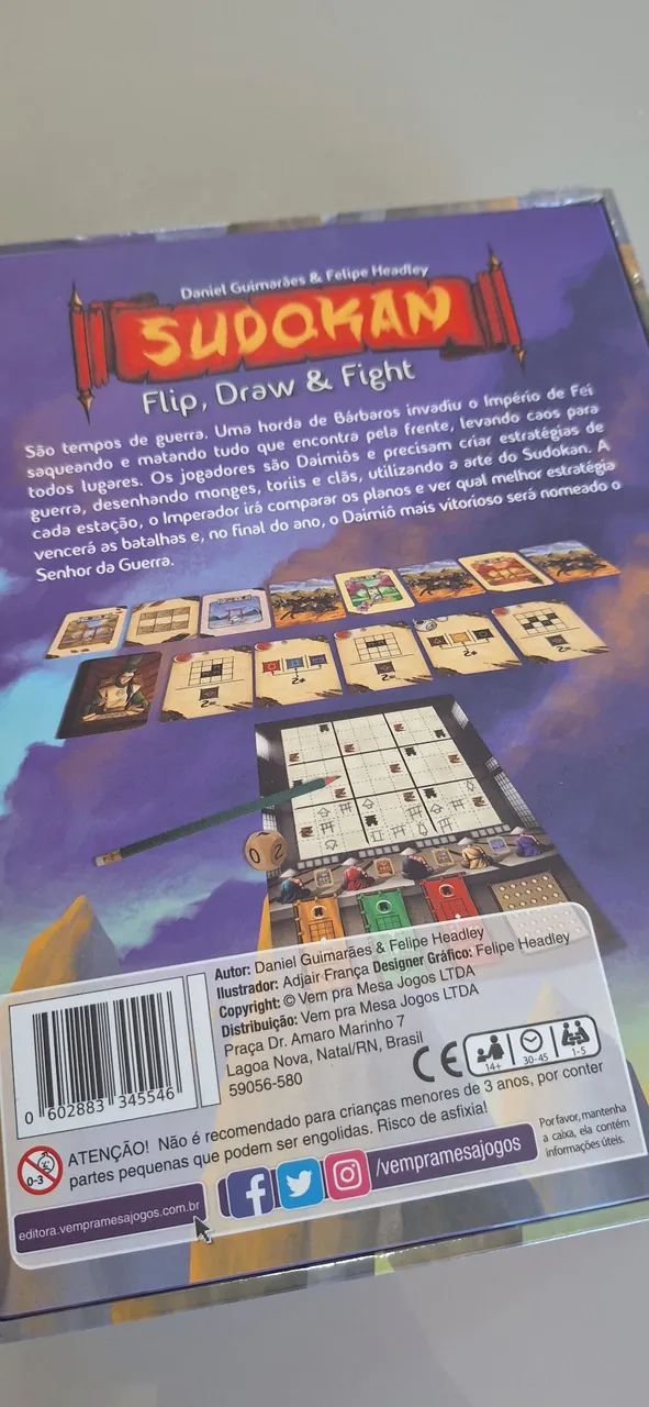 Jogo de Tabuleiro Sudokan - Novo - Foto 5