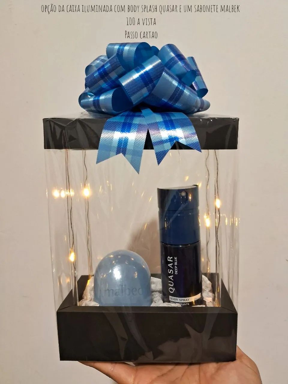 Presente caixa iluminada masculina - Foto 3