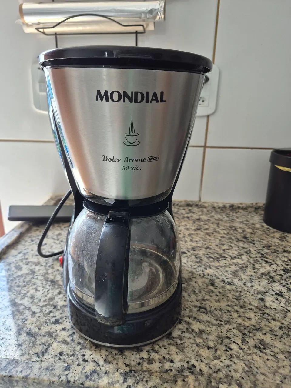 Cafeteira com avaria