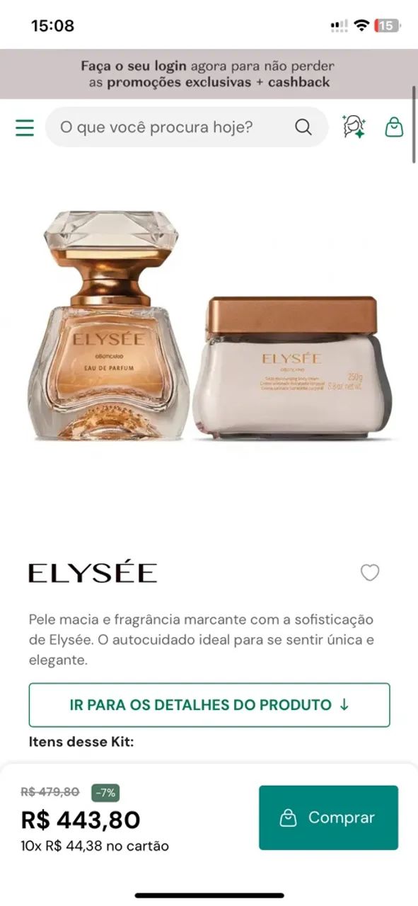 Kit ELYSÉE EAU de Parfum - Foto 3